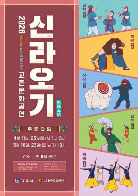ギョチョン文化公演 新羅五伎