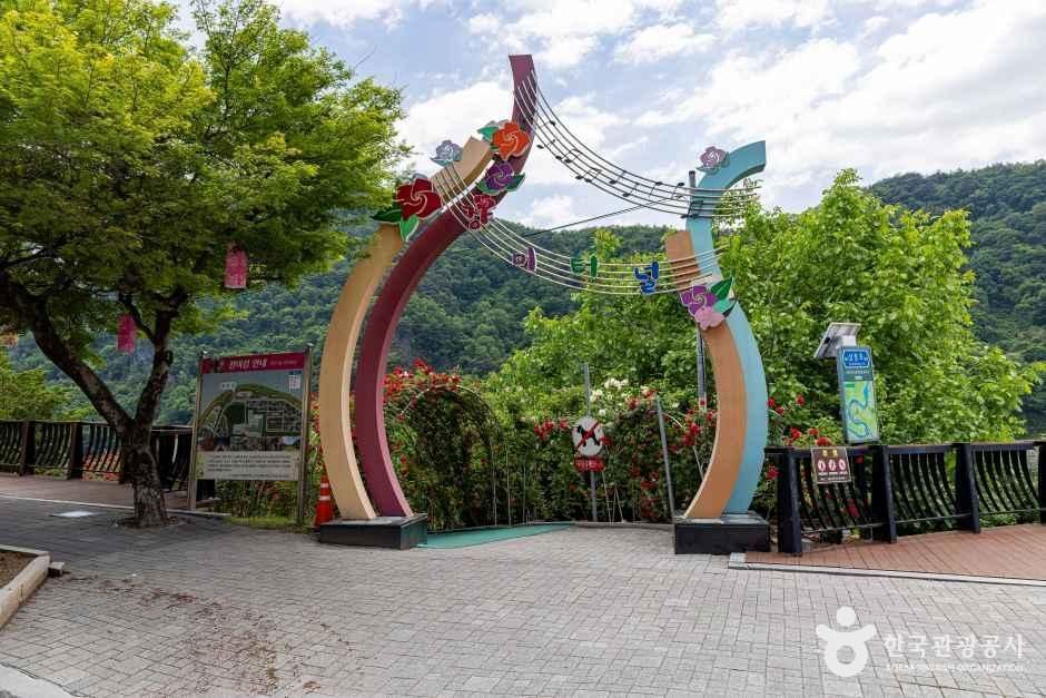 소금정공원 장미터널