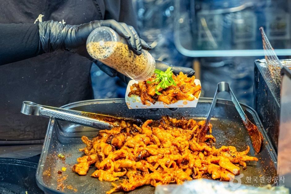 Night market food