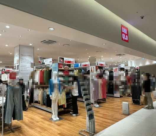 [事後免税店] ユニクロ・ロッテ百貨店トンタン（東灘）店(유니클로 롯데백화점 동탄점)