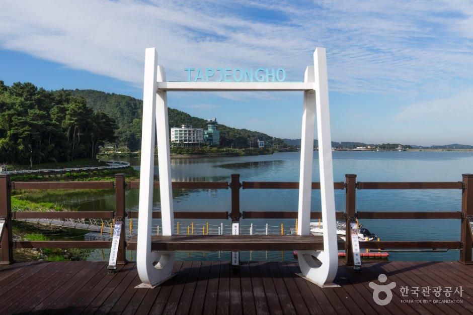 논산 탑정호 출렁다리