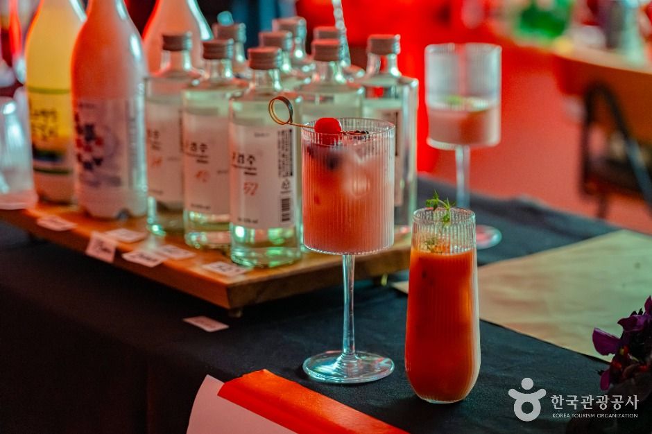 Cocktails made from Danyang’s traditional liquor 