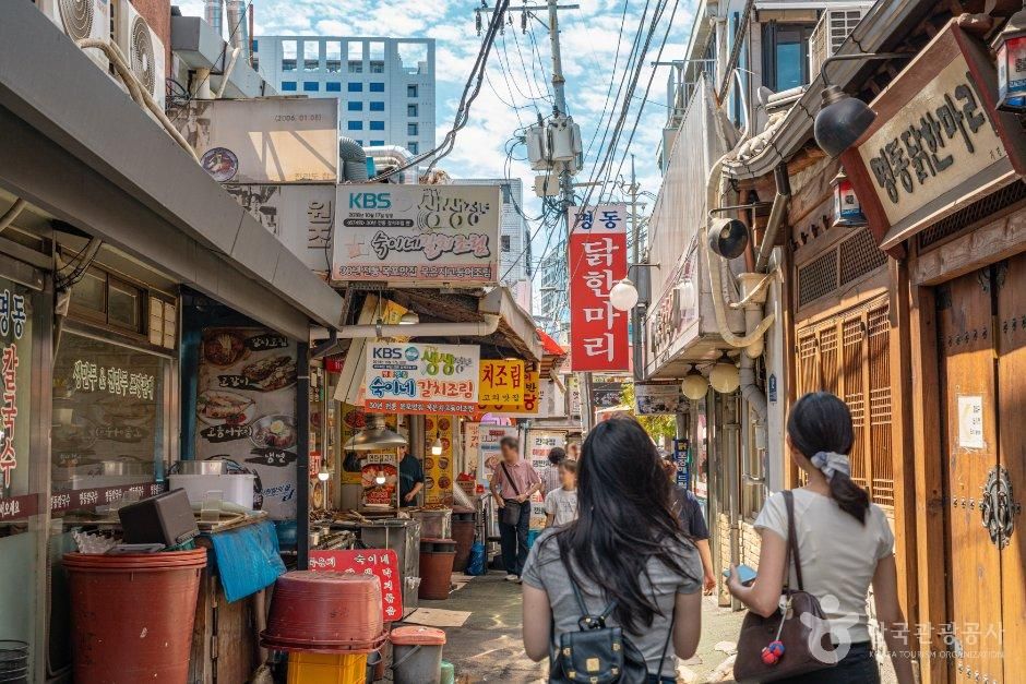 서울 동대문 닭한마리 골목