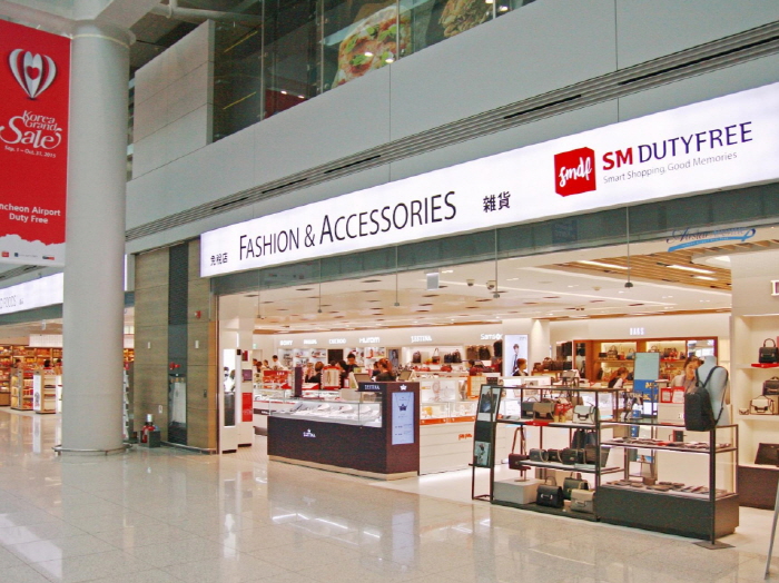 Магазин беспошлинной торговли SM Duty Free в Международном аэропорту Инчхон
