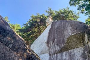 안동 이천동 마애여래입상 (제비원 석불)