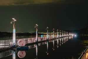 충주 탄금호 무지개길