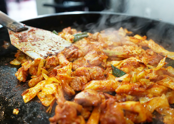 Image result for chuncheon market dakgalbi