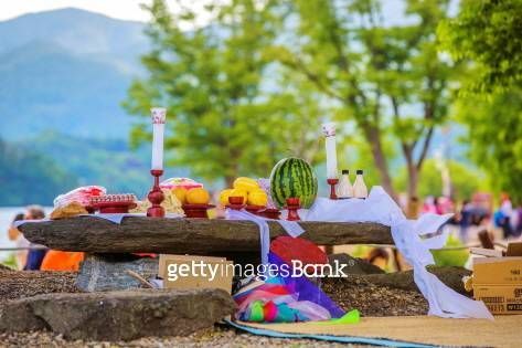 Rite communautaire dans un village traditionnel