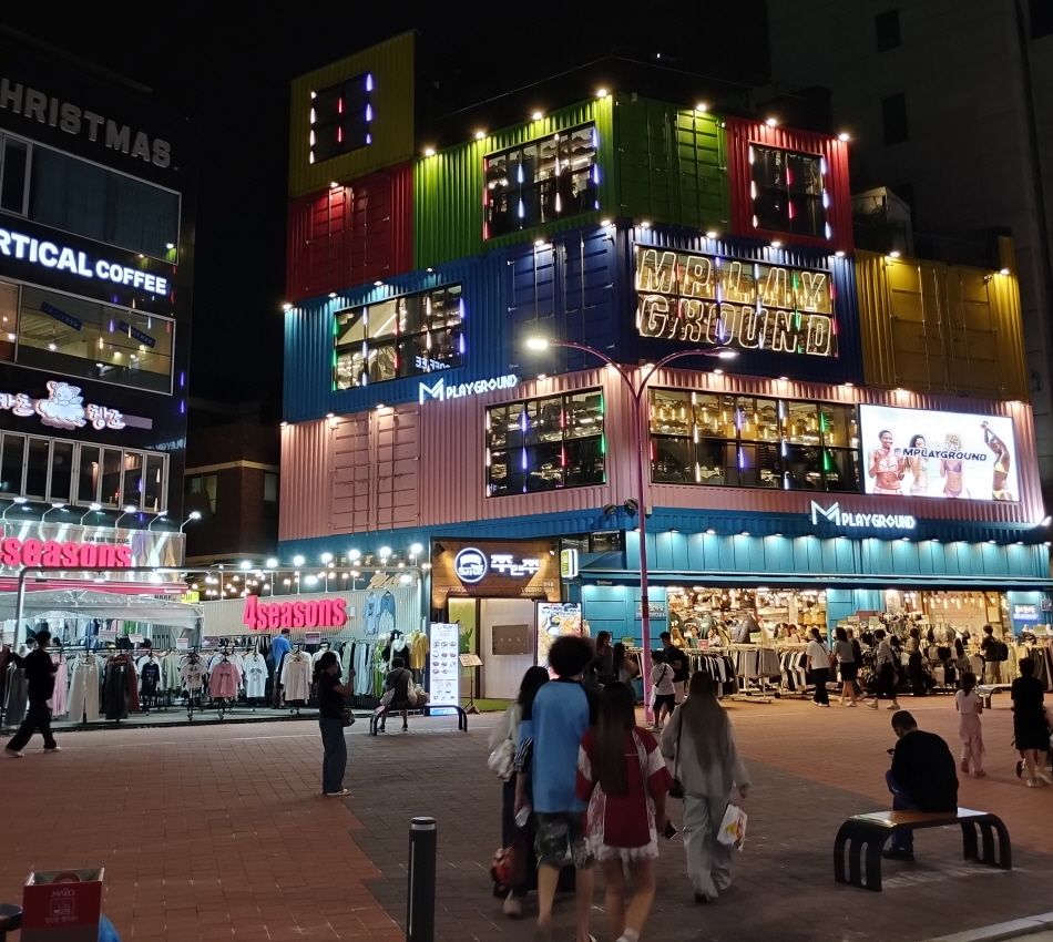 Hongdae Streets at Night 