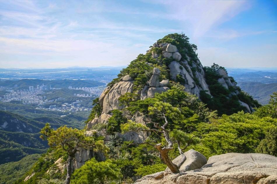 北漢山的龍出峰