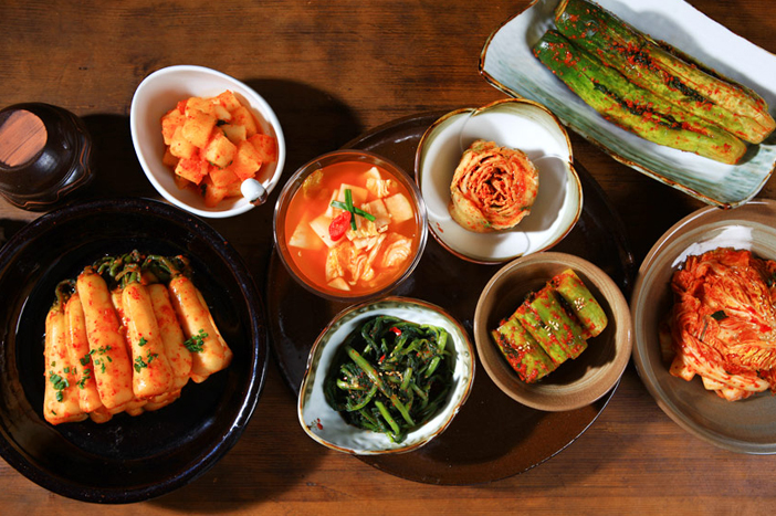Verschillende kimchi