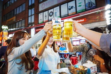 夏の乙支路ノガリ横丁で一杯！