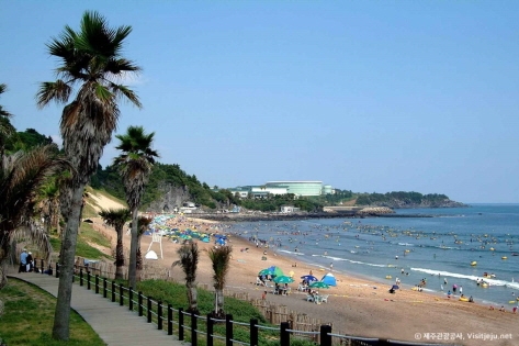 夏の中文・穡達海岸(写真提供:済州観光公社Visitjeju.net)