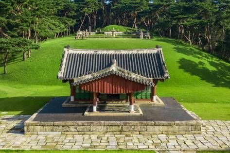 Royal Tomb of King Sejong and Jeongjagak Pavilion