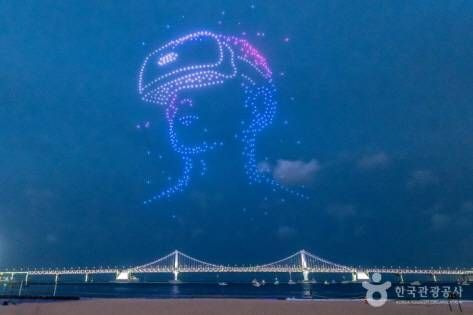 Gwangalli M Drone Light Show
