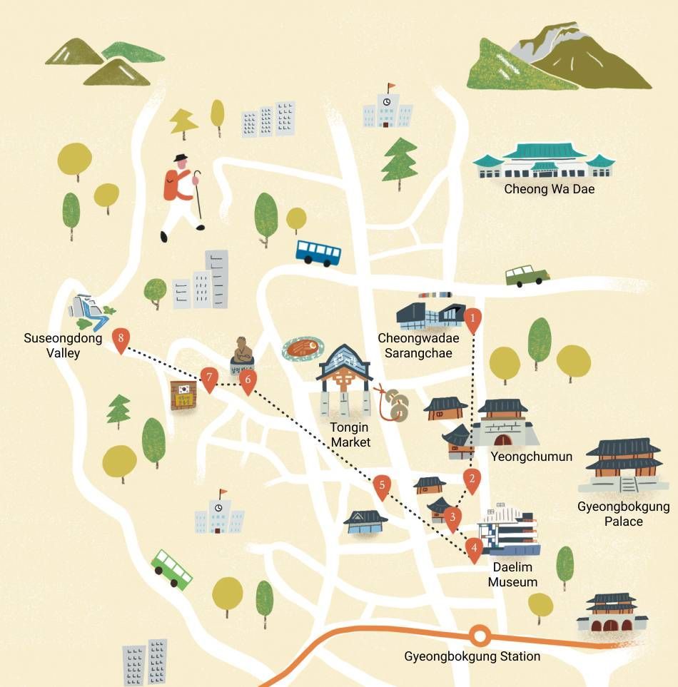 西村界隈の地図