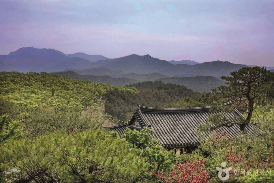 大邱・八公山の麓に広がる思惟園 