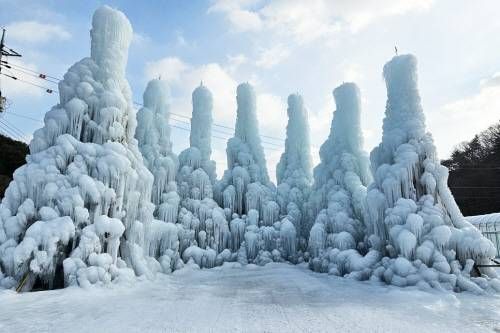 Chilgapsan Ice Fountain Festival 