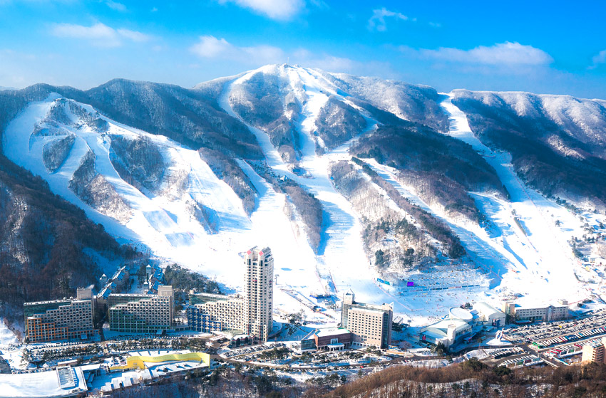 100%玩转江原道滑雪场