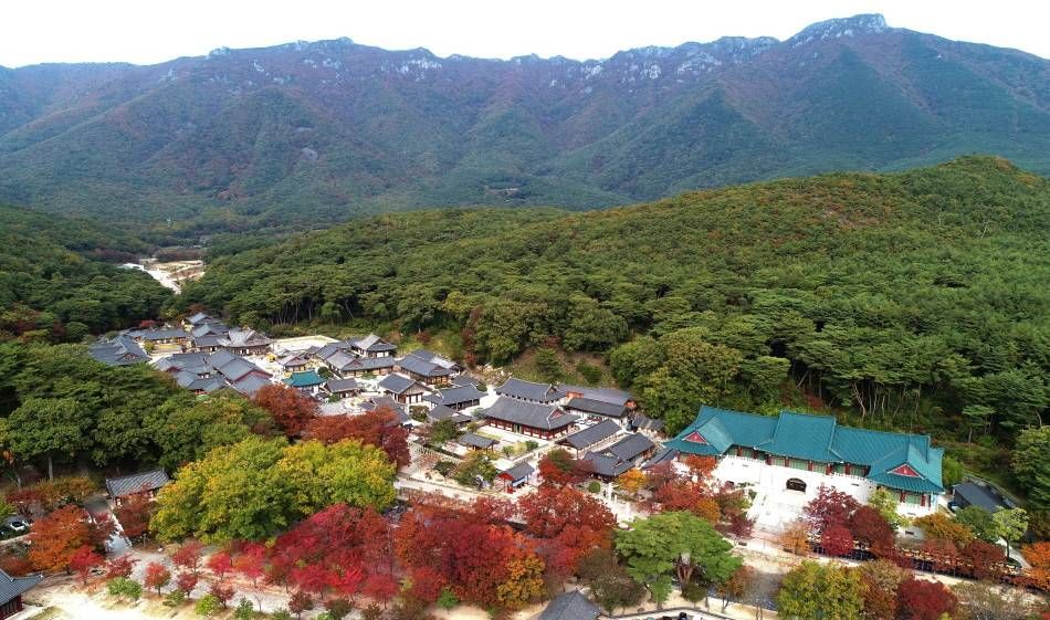 通度寺の全景 