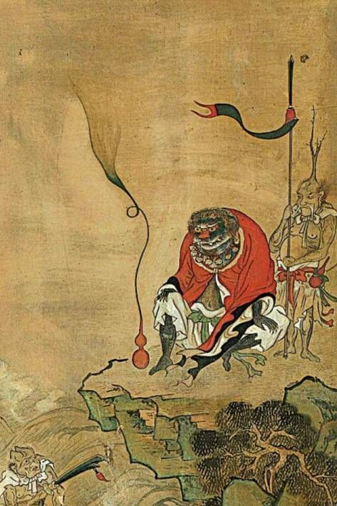 鬼怪形象的惡鬼畫像