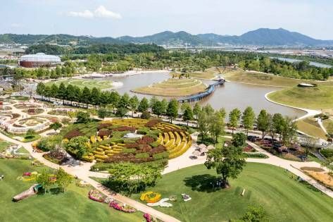 春を迎えた順天湾国家庭園