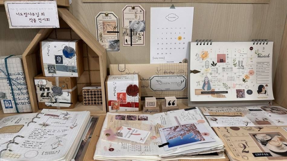 RExhibition corner at Stamp Mama