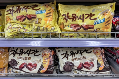 熱門商品「自由時間」巧克力棒大容量包裝