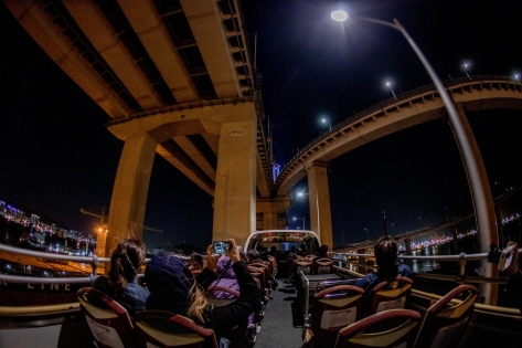 釜山シティツアーバスで楽しむ釜山の夜景