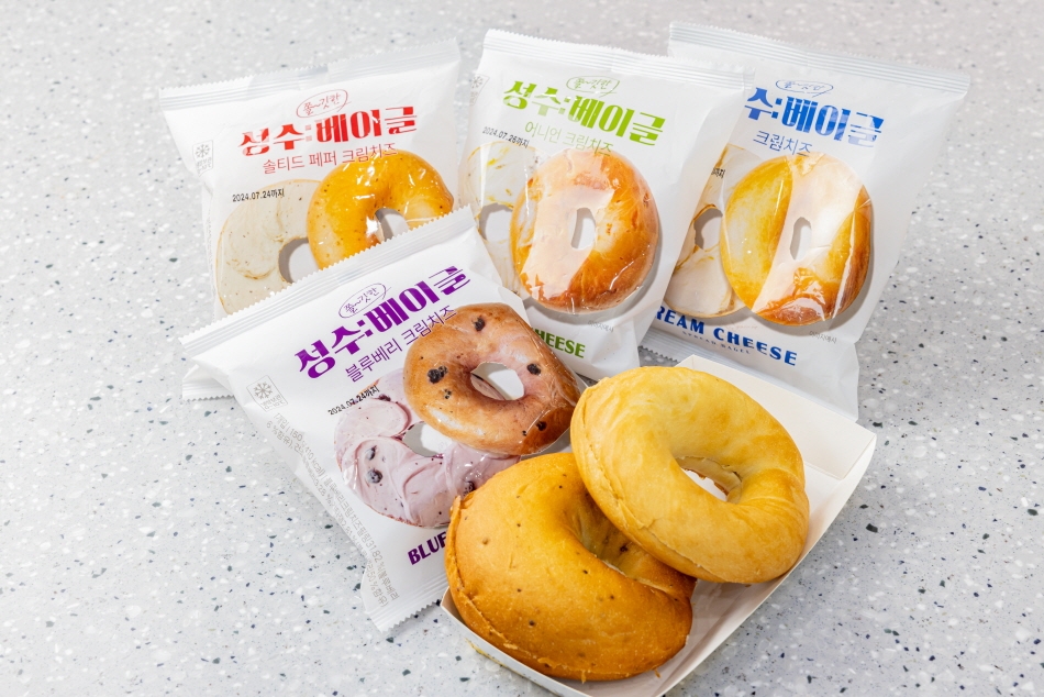 Four types of Seongsu Bagel