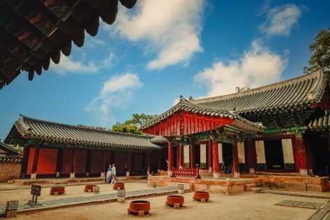 Sitio de rodaje en el Santuario Gyeonggijeon