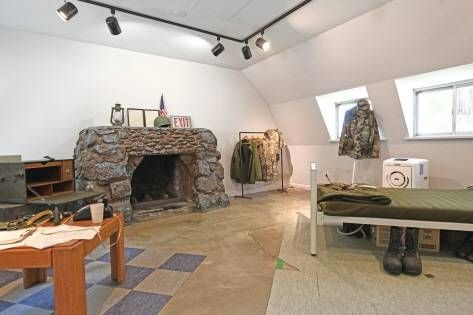 Former officers’ quarters at Camp Greaves