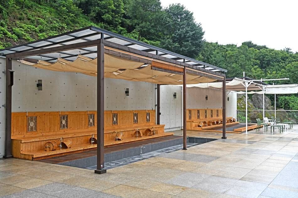 Зона для ножных ванн с зеленым чаем