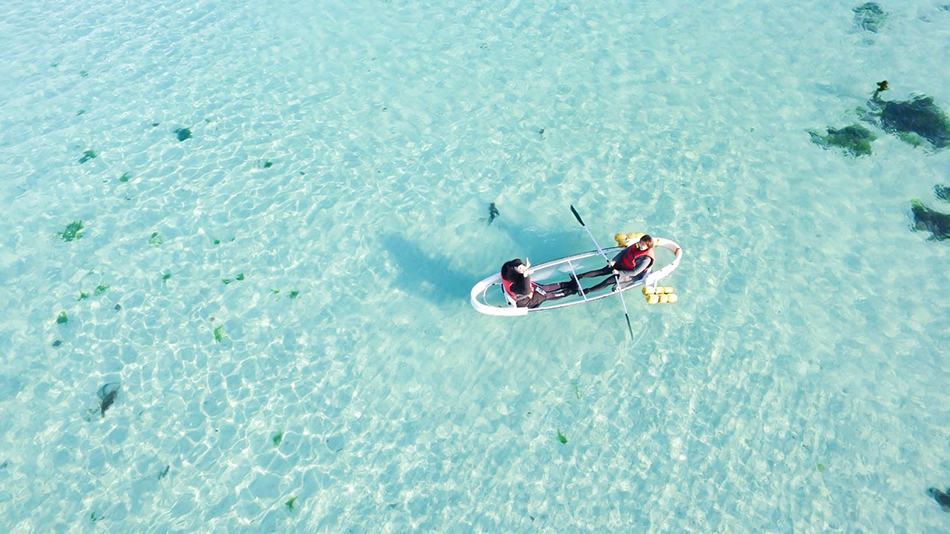 Clear bottom kayak (credit: Jeju-si)