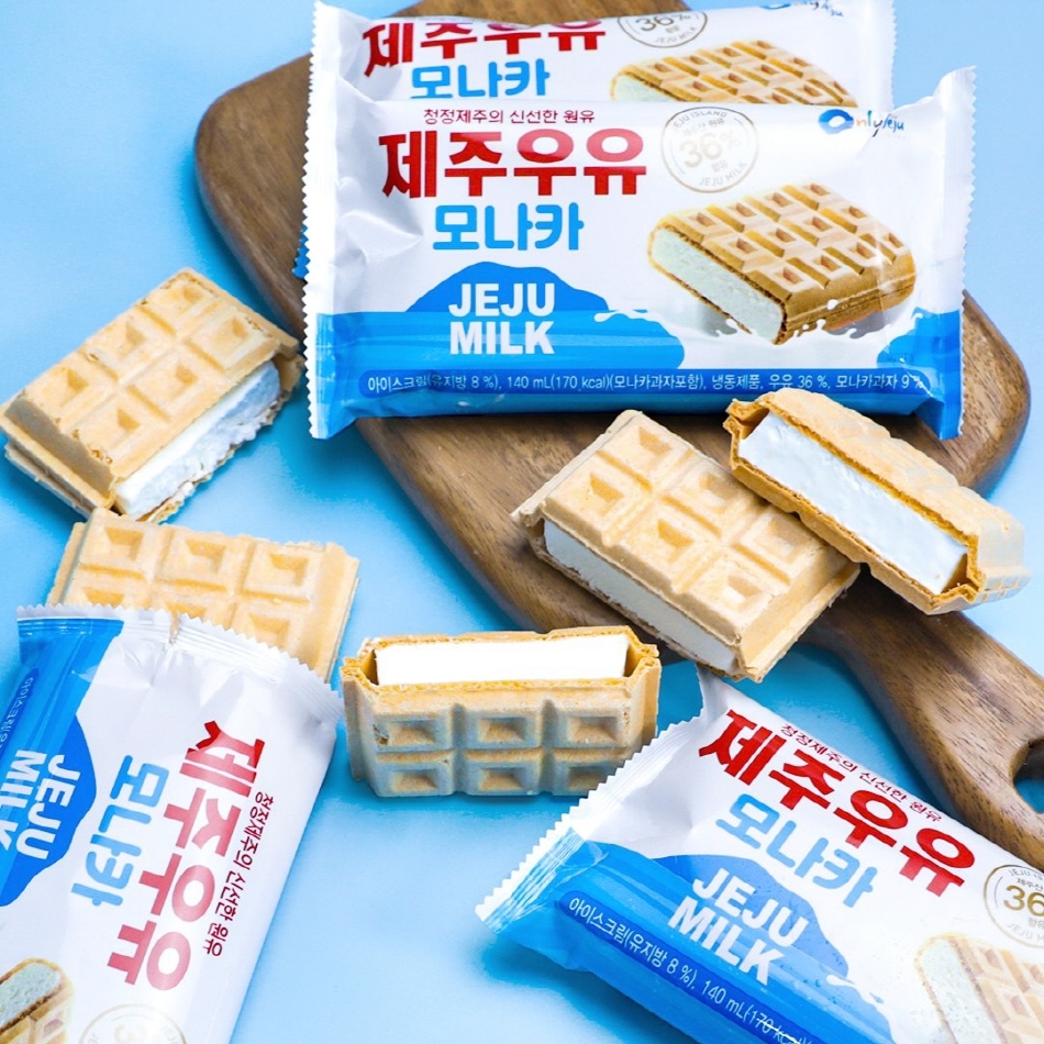 Glace monaka Jeju Milk (source: Jeju Milk)