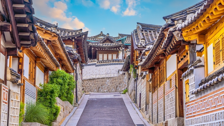Bukchon features immaculately preserved traditional hanok buildings (Credit: Getty Images Bank)