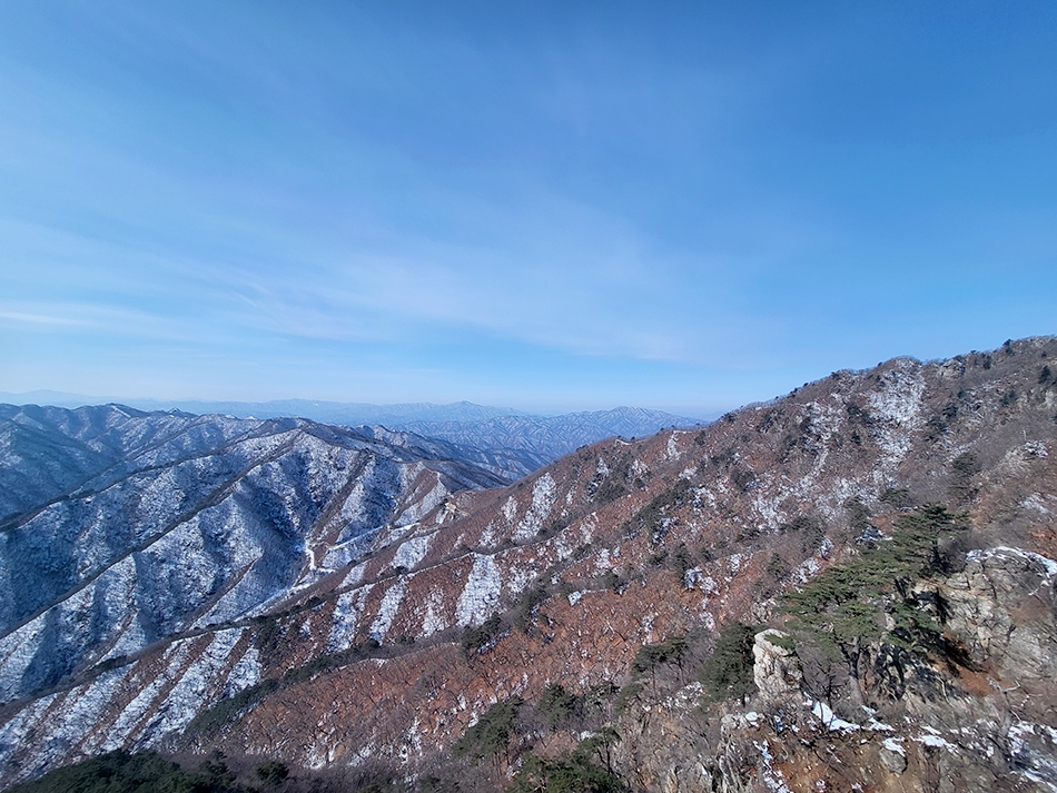 白岩山ケーブルカーからの風景（写真提供：白岩山ケーブルカー）