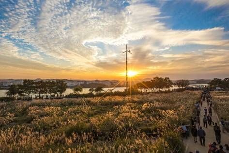 Sunset at Haneul Park (Credit: Getty Images) 