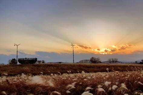 Haneul Park whilst sunset (Credit: Clipart Korea)