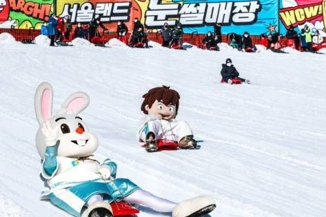 首爾樂園雪橇場