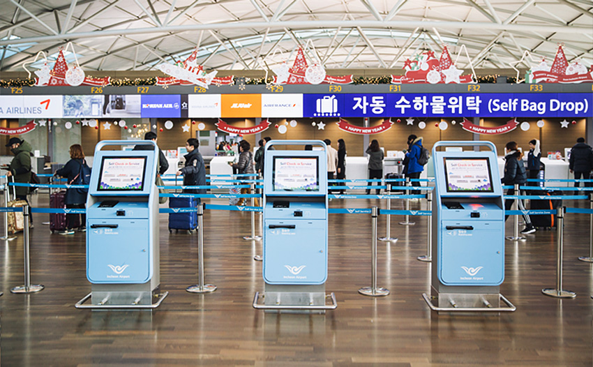Servicios de Self Check-in y Self Bag Drop.