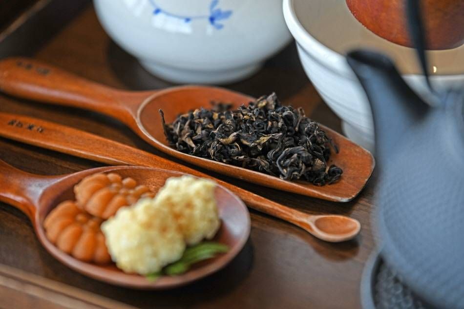 Листья чая хонамчха из Кёнчжу