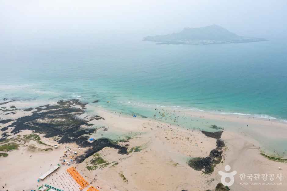 협재해수욕장 관광사진