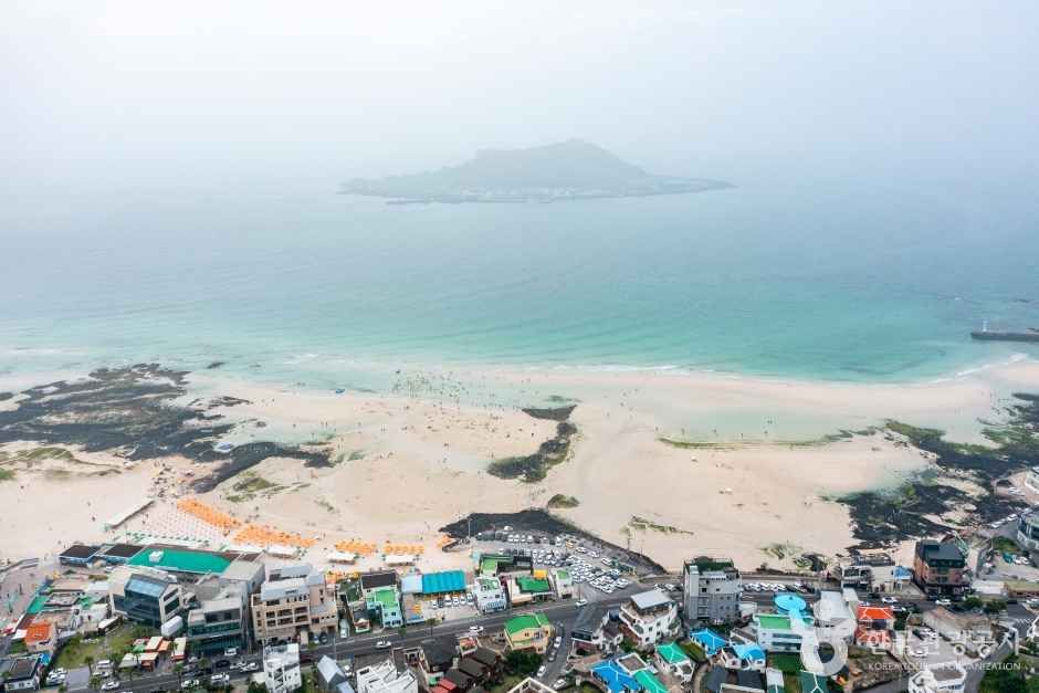 협재해수욕장 관광사진