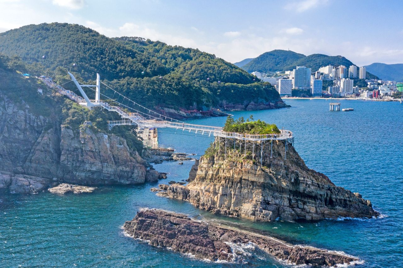 송도용궁구름다리 관광사진