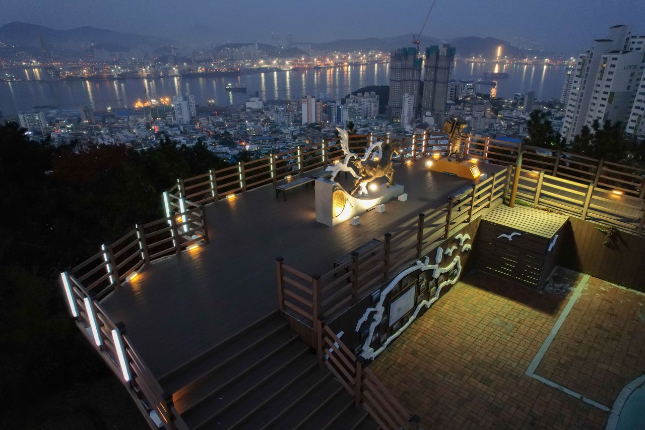 청학배수지전망대 관광사진
