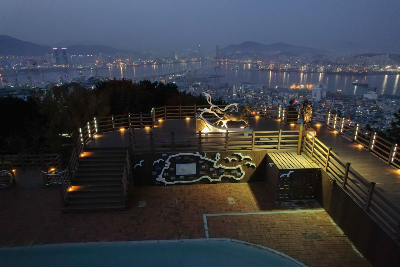 청학배수지전망대 관광사진