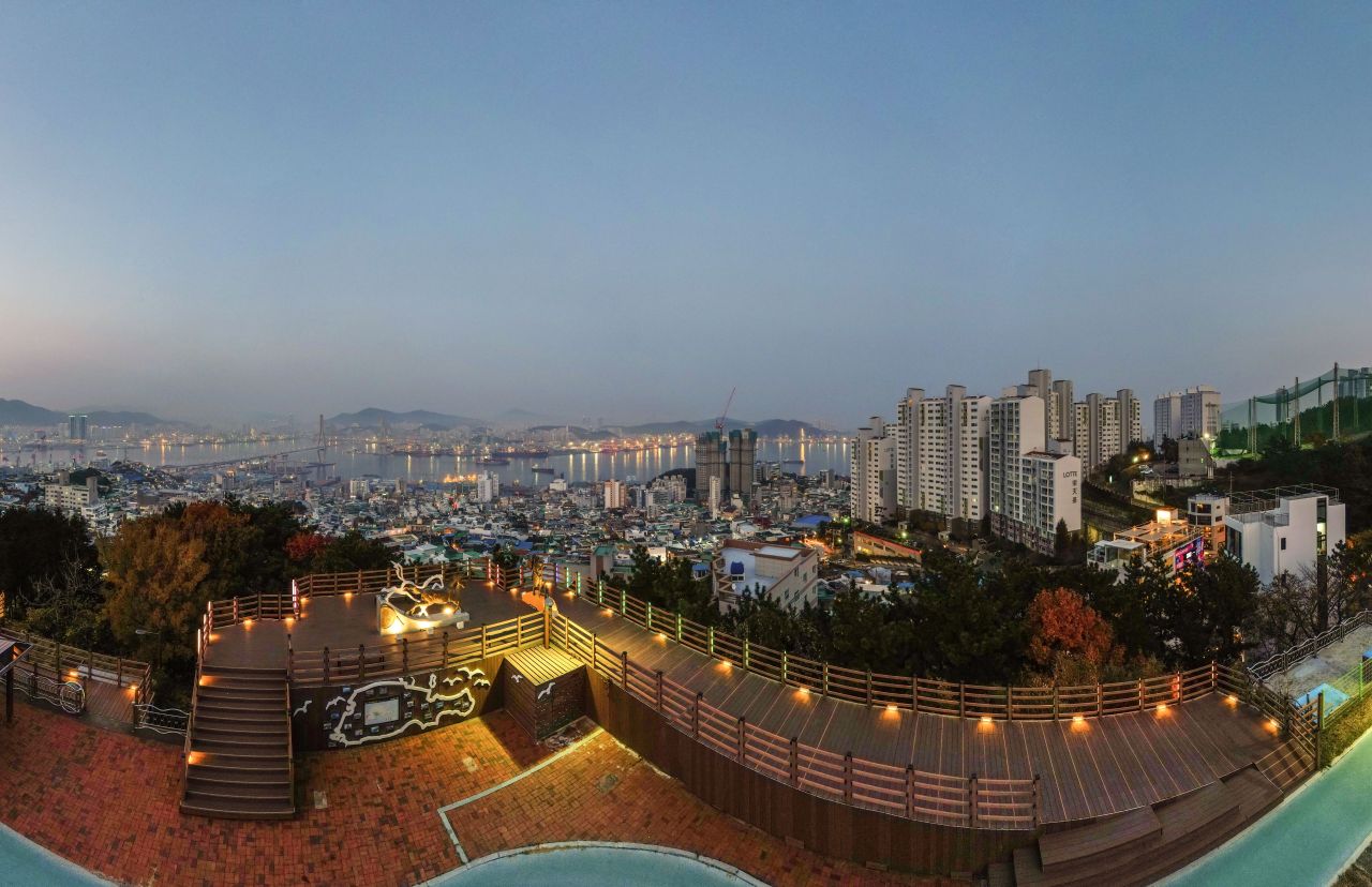 청학배수지전망대 관광사진