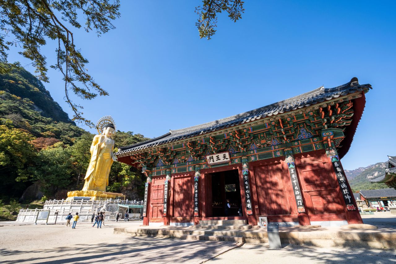 보은 법주사 관광사진