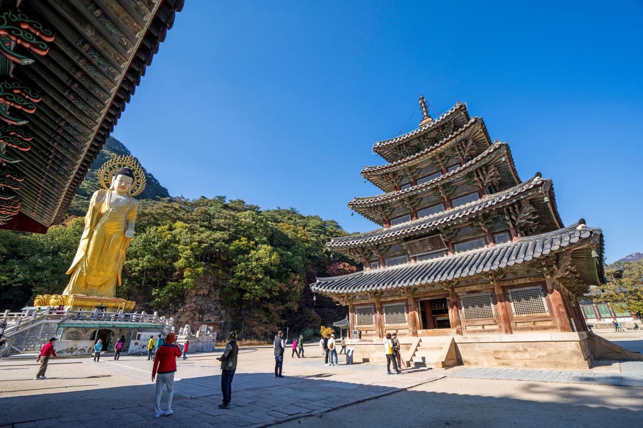 보은 법주사 관광사진